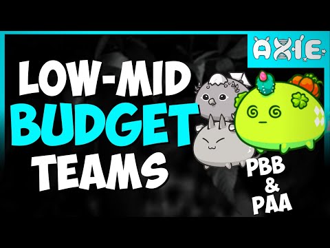 Complete Team Examples Low To Mid Budget Axie Infinity Marketplace