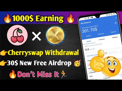 Cherryswap Withdrawal Trick || New Crypto Airdrop 2021 || Cherryswap || Syt Tech