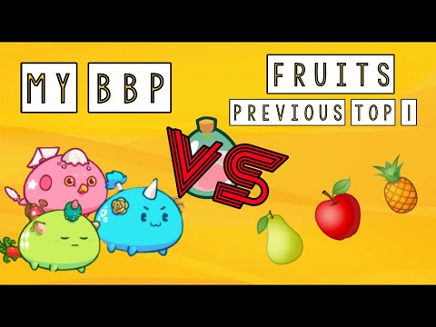 MY ” BBP” VS “🍐🍎🍍” PREVIOUS TOP 1 AXIE INFINITY ARENA MATCH