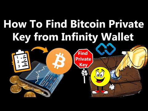 How To Find Bitcoin Private Key from Infinity Wallet | BTC Private Key