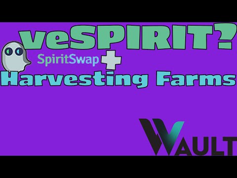 Spirit Swap Announcement + Harvesting Crypto Farms(Wault Finance, Pancake Bunny, Wheat, Spirit Swap)