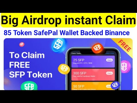 New Trusted Airdrop Safepal wallet 85 SFP Token instant Claim supported Binance Exchange || Hindi ||