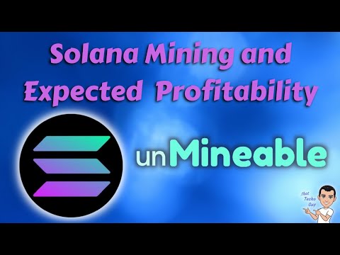 Solana Coin Mining | Expected Profitability after 1 week