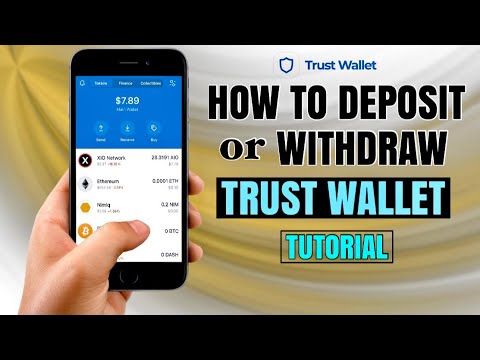 How to DEPOSIT or WITHDRAW on TRUST WALLET | Bitcoin App Tutorial