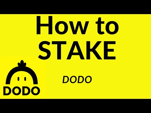 HOW TO STAKE DODO TOKENS AND MAKE PASSIVE INCOME!