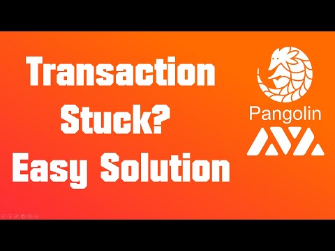 Transaction stuck on Pangolin exchange? Easy Solution – Funds are safe