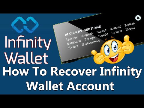 How To Recover Infinity Wallet | Quick Restore Infinity Wallet