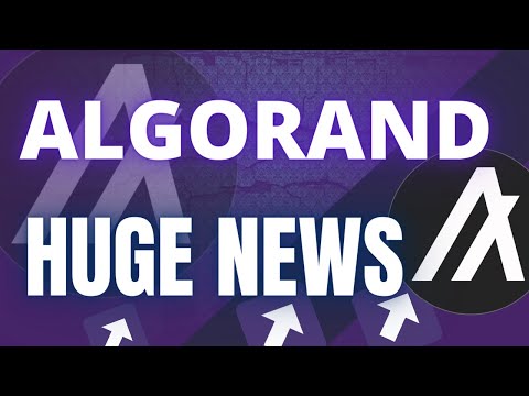 THESE ANNOUNCEMENTS ARE HUGE FOR ALGORAND (ALGO)!!!!