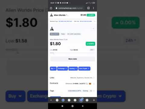 Tlm Coin – How to Buy Tlm coin  (Alien Worlds token) on Pancakeswap