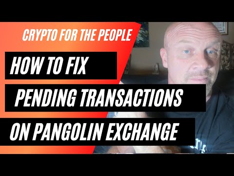 EASY FIX for PENDING TRADES  on Pangolin Exchange PNG