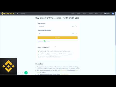 How to Buy Crypto with Credit Card on Binance in United Arab Emirates 2021