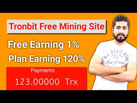 Tronbit.cc Brand New Trx Cloud Mining Website  | New Crypto Mining websites 2021