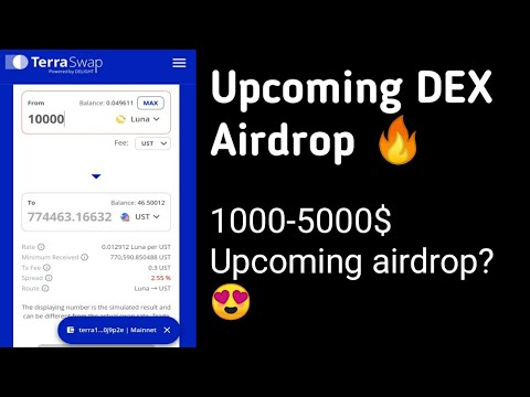 Big upcoming Swap Dex  platform airdrop || crypto airdrop 2022 || Terra Station wallet airdrop ||