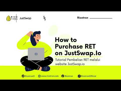 How to Purchase RET on JustSwap by computer browser