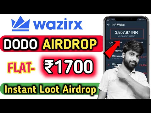 💥Biggest Crypto Loot Airdrop Flat ₹1700 | Wazir DODO Token Big Airdrop| Today Crypto Airdrop Loot🔥