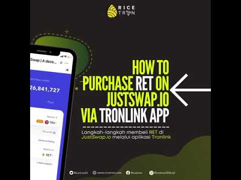 How to Purchase RET on JustSwap by mobile apps