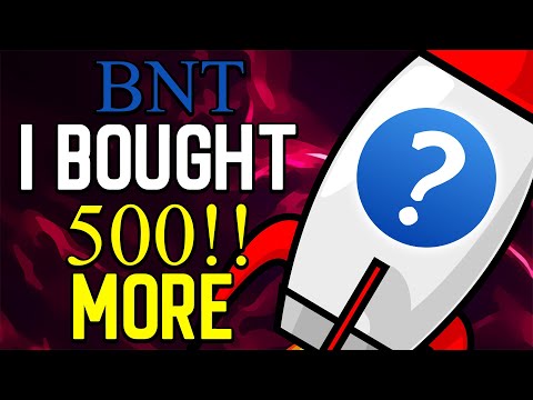 BANCOR NETWORK TOKEN (BNT) – I Bought More!!! Here is Why!!!