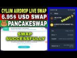 Live Cylum Airdrop Token Swap🔥How to Swap Crypto Airdrop On Pancakeswap in Trust Wallet Bangla 2022🔥