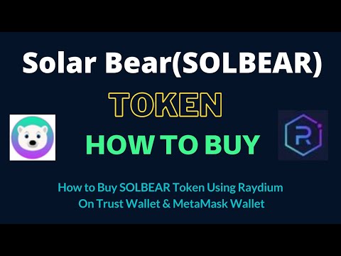 How to Buy Solar Bear Token (SOLBEAR) On Solflare Using Raydium Exchange