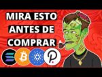✅ZONAS DE COMPRA CLAVES😱Noticias Criptomonedas Hoy Cardano | Solana | Polkadot | Avax  |  BTC | XRP