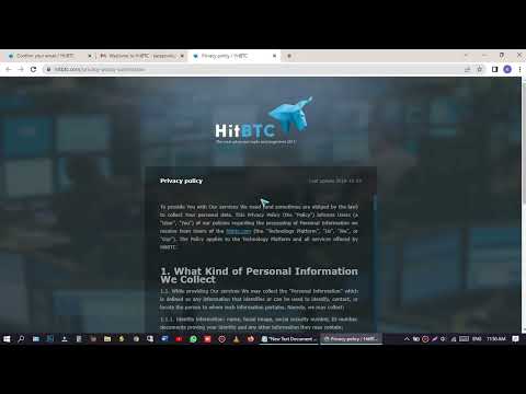 Create Free Hitbtc Account