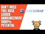 $QUICK Quickswap Technical Analysis and Token Split Announcement