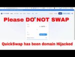 UpDate ~ QuickSwap has been domain Hijacked | Please DO NOT SWAP