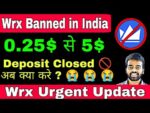 Wrx (WazirX) Deposit Closed 🚫 || Wrx (WazirX) Urgent Update Today || Wrx (WazirX) Coin News Today