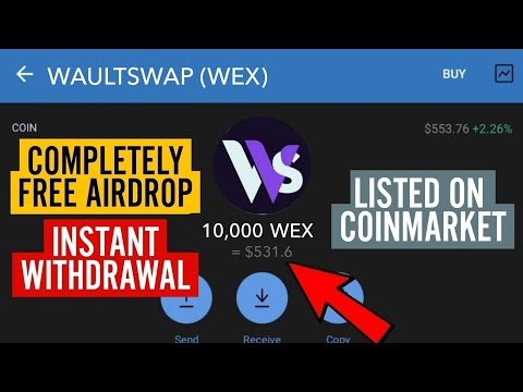 Get this WaultSwap Airdrop for 100% FREE and Listed in CMC MexC Quickswap with Live Withdrawal Proof