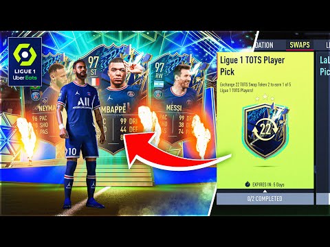 FIFA 22 5 x Guaranteed Ligue 1 TOTS Swaps Player Pick Packs!