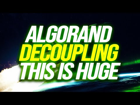 ALGORAND ALGO TO DECOUPLE FROM BITCOIN | THIS COULD GET CRAZY