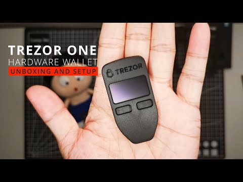 UNBOXING TREZOR ONE HARDWARE WALLET | CONNECTING TO RONIN WALLET FOR AXIE INFINITY