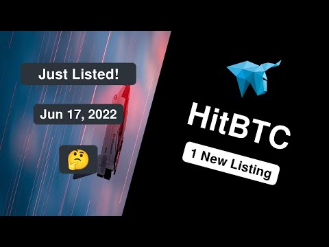 [Jun 17, 2022] HitBTC just listed these 1 new pairs!