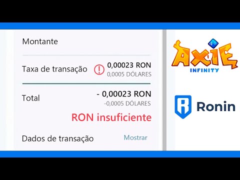AXIE INFINITY: Como Corrigir o Erro de Ron Insuficiente da Ronin Wallet