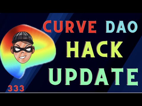 Curve DAO (CRV) HACK Live Update!  Curve DAO (CRV), Money Lost? Fixed?