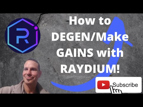 Raydium Cryptocurrency Degen Moves & Never HOLD this COIN long term IMO.