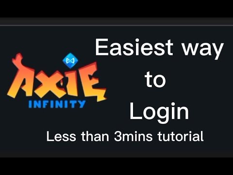 Easiest way to log in to marketplace|axie infinity