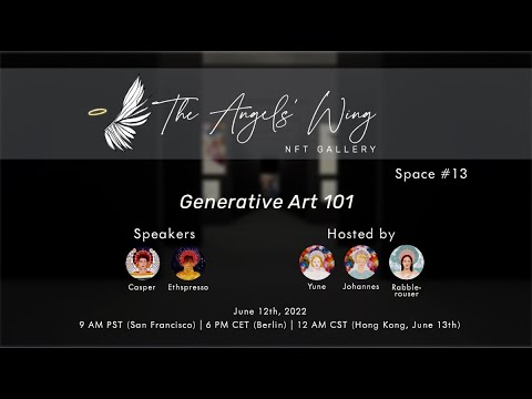 Space #13 – Generative Art 101 (Art Blocks and fxhash) with Camille Roux