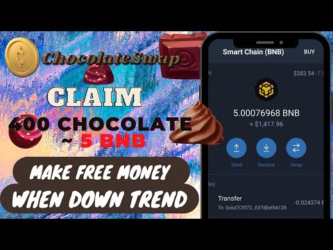Claim Airdrop 5 BNB Chocolate Swap on Trust Wallet
