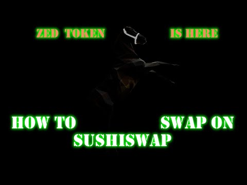 ZED RUN TOKEN IS HERE! How to swap in sushi swap my tips!