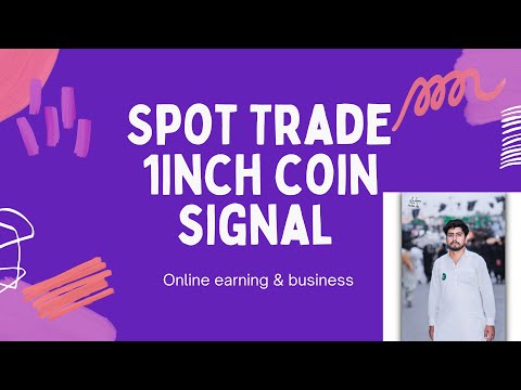 Spot Trade 1inch token Signal ikramft515