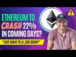 ETHEREUM TO CRASH 22% IN THE COMING DAYS!? [BEAR PATTERN CONFIRMED]