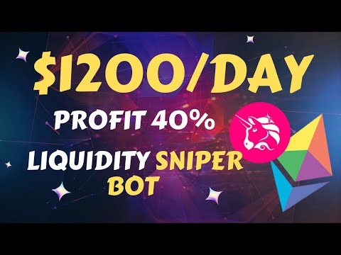 How To Make 40% Profit Per Day – Liquidity SNIPER Bot (used by crypto whales)