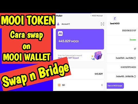 Cara Bridge and Swap Mooi Token on Klaytn Blockchain | Cara Swap Token Mooi di Mooi Wallet