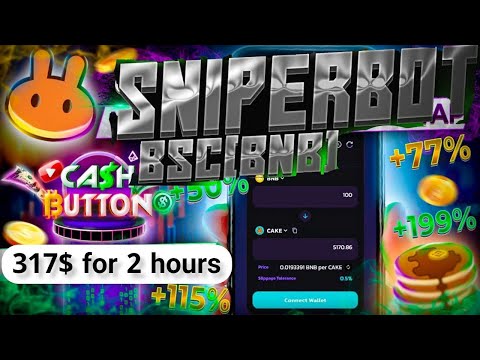 Pancakeswap Sniper Bot / Best Front Run Bot BSC / make up to 70% profit daily