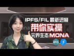 #IPFS/Filecoin|FIL最新进展，带你实操元界生态Mona