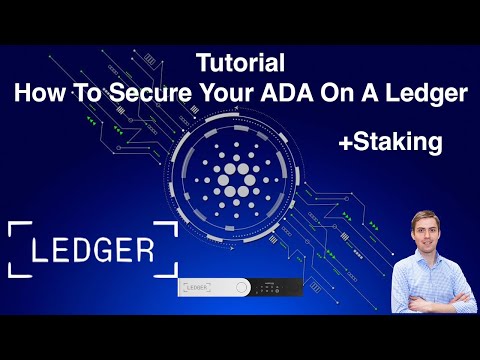 Tutorial How To Store Cardano (ADA) On A Ledger Nano + Staking ✅