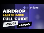 Crypto Airdrop ZkSync | $3,000 Confirmed! What You NEED to Know! How to increase your chances