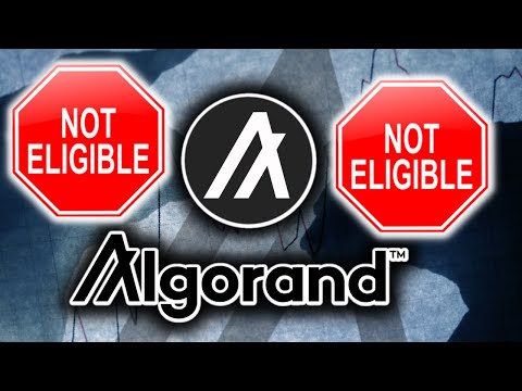 I’m INELIGIBLE For ALGORAND (ALGO) Governance Rewards!! Algorand ALGO Price Updates & Analysis