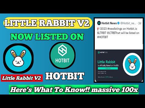 🚨 Little Rabbit Token is Now Listed On Hotbit Exchange – Here’s What To Know!! massive 100x